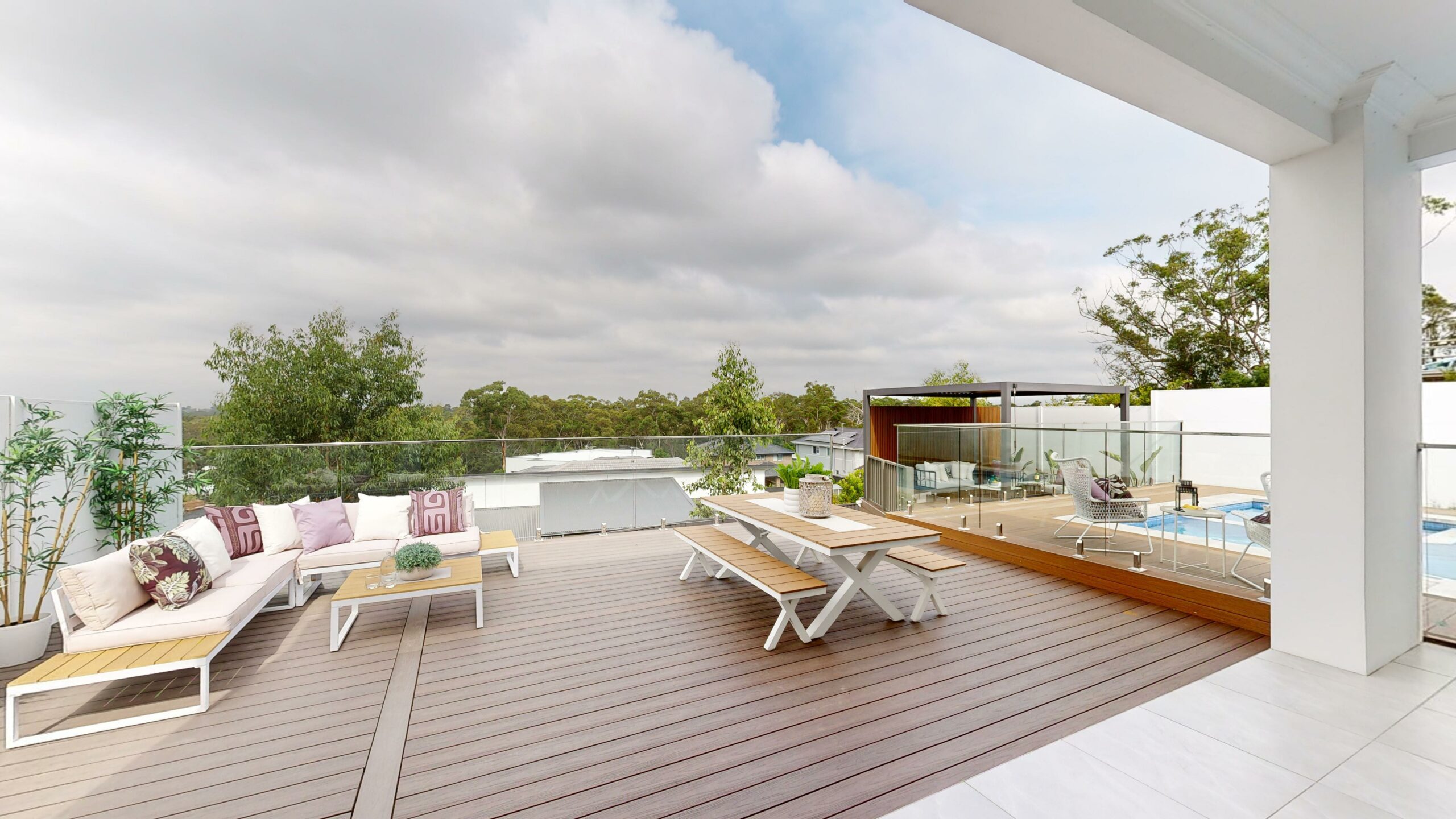 outdoor balcony