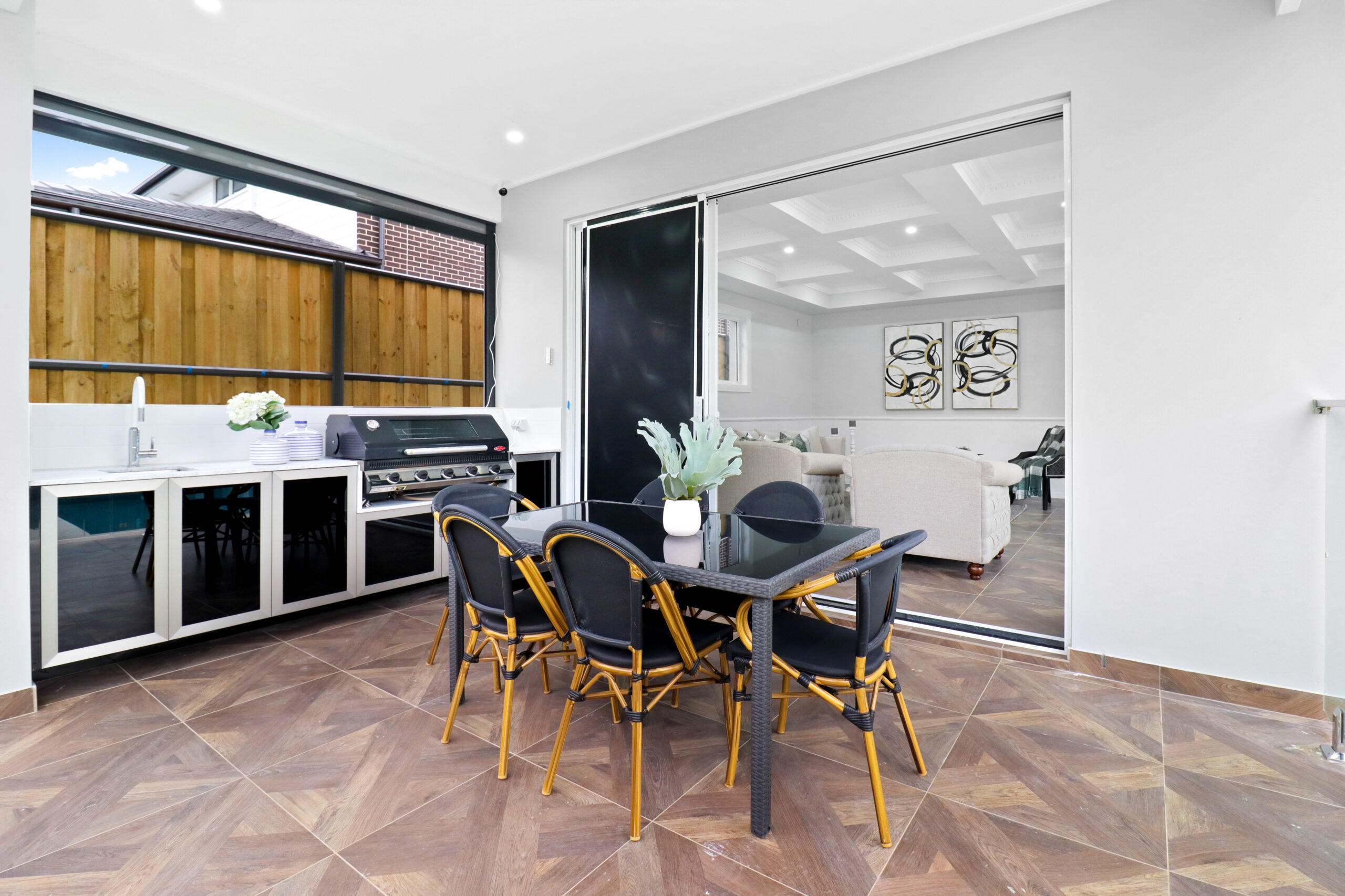 Patio of Deepwater Circuit, North Kellyville NSW, built by BOREC HOMES PTY LTD